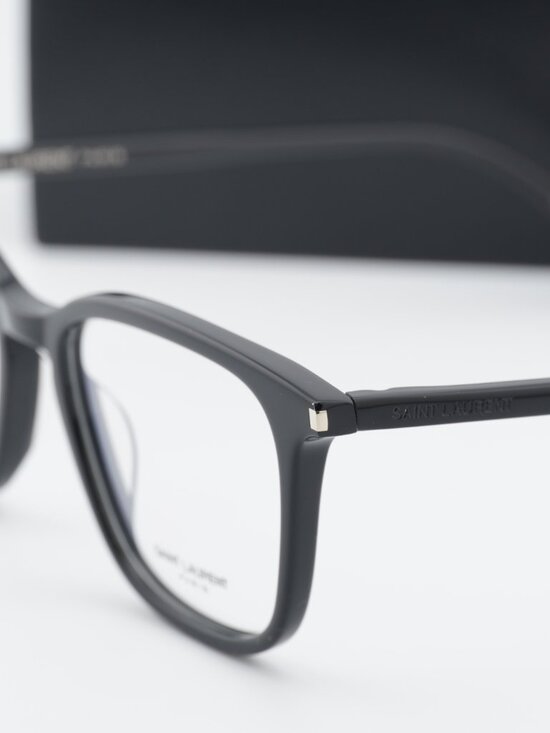 Saint Laurent SL479 001 Square Eyeglasses – Black 52mm main image 4